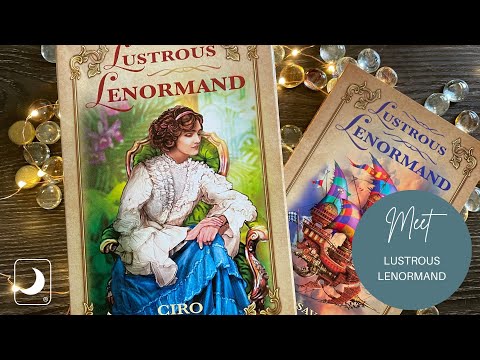 Flip-through the Cards of the Lustrous Lenormand Deck