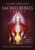 Book cover of 'Sacred Rebels Oracle' by Alana Fairchild with a mystical design.
