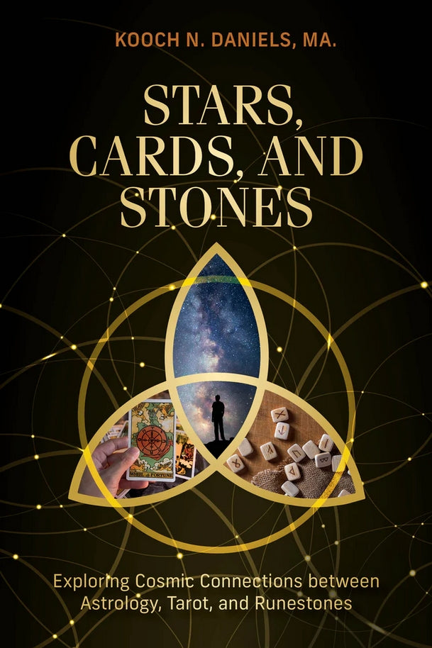 The cover of the book Stars, Cards, and Stones by Kooch N. Daniels, MA
