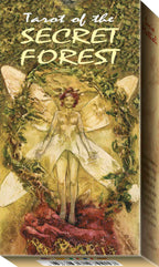 Tarot of the Secret Forest book cover with fairy illustration and forest design