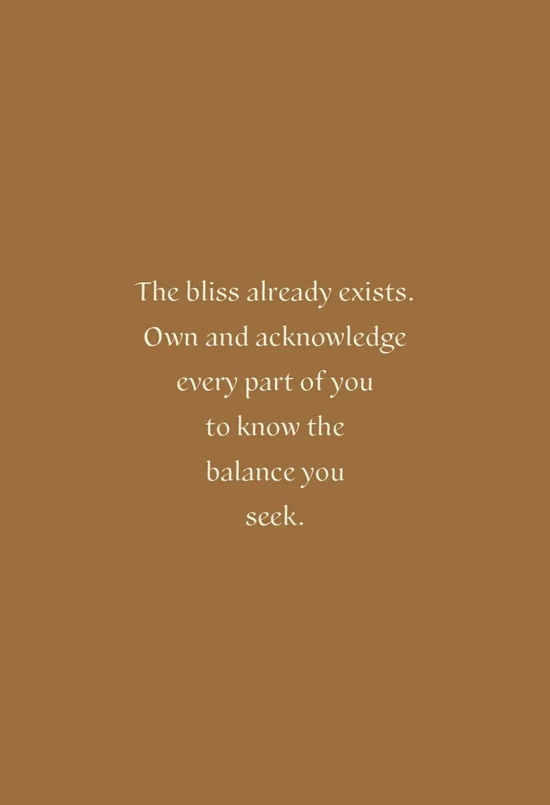 Brown background with motivational quote in white text