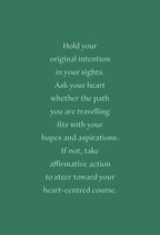 Motivational quote on a green background