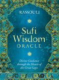 Book cover of 'Sufi Wisdom Oracle' with decorative border and text.